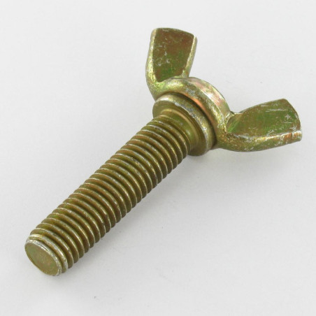1 x Tornillo mariposa M10X40 forma americana Bicromato