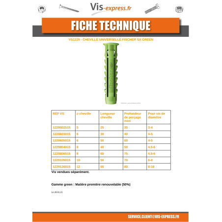1 x Taco Fischer SX VERDE 10X50