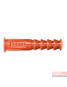 Taco con reborde RAM RC 12X58 marrón