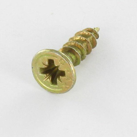 1 x Tornillo Spax cabeza fresada/testa svasat Pozi PZ4 3.5X16 diámetro de cabeza: 7 roscado total Bicromato