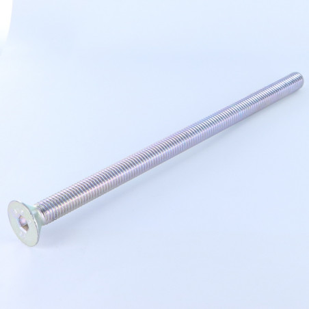1 x Tornillo metales FHC cabeza fresada cavidad hexagonal hueca llave de 6 M10X180 roscado en 180 Clase 8.8 Acero cincado