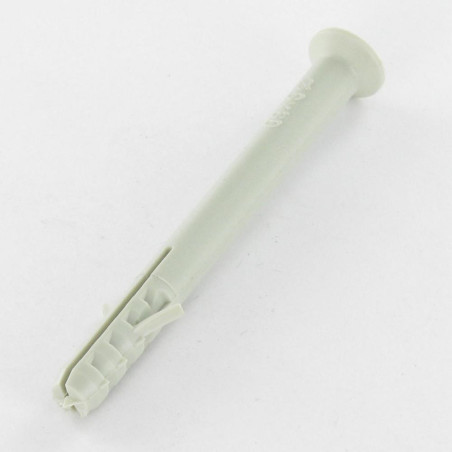 1 x Taco Nylon larga reborde 10X80 para Tornillos 7