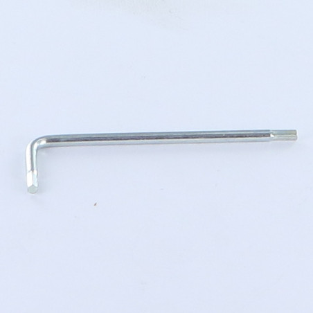 1 x Llave allen 6 lados de 8 Acero cincado blanco