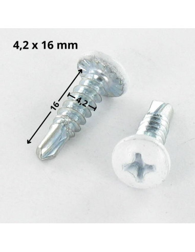 1 x Tornillo autoperforante cabeza cilíndrica...