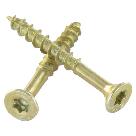 1 x Tornillo Spax cabeza fresada/testa svasat TORX T20 4X25 roscado en 25 Acero cincado negro