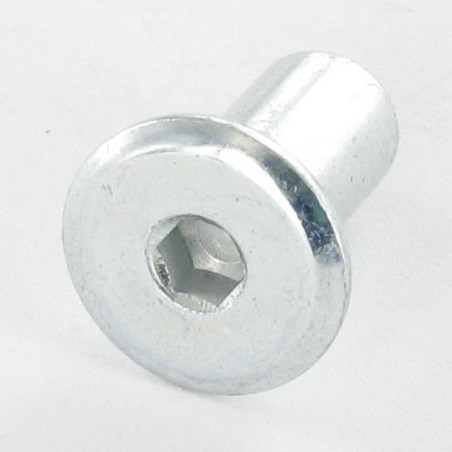 1 x Combifix tuerca encuadernadora cabeza plana diámetro de cabeza: 15 diámetro del cuerpo 9 longitud bajo cabeza 15 M6