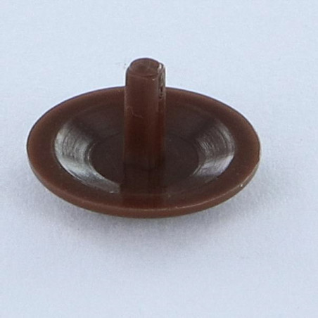 1 x Embellecedor tornillo Spax Nylon CAOBA diámetro de cabeza: 15 COLA2.5X7