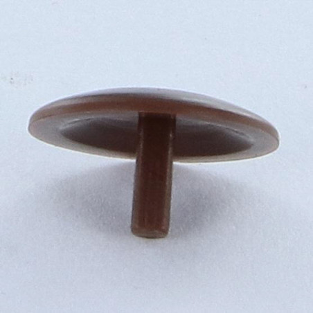 1 x Embellecedor tornillo Spax Nylon CAOBA diámetro de cabeza: 15 COLA2.5X7