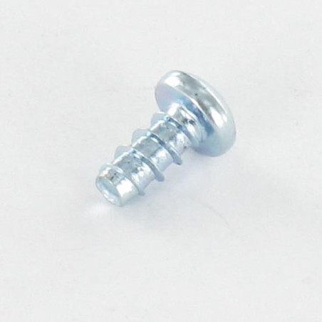 1 x Tornillo pvc TRILOBE cabeza cilíndrica abombada Pozi 2.2X6 FILETE45 Acero cincado blanco microtornillo