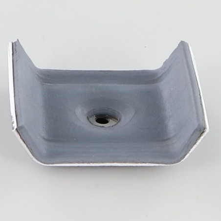 1 x Grapa para montaje estanco EPDM 40X25 Aluminio RAL7024 gris grafito