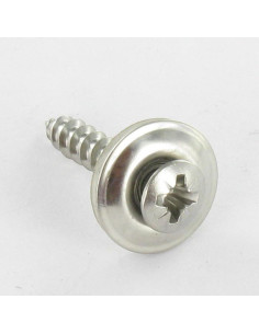 Tornillo de cresta cabeza fresada abombada Pozi...