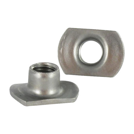 1 x Tuerca para Soldar CURVA M10 26X13 TOP 10 Inoxidable A2