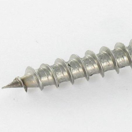 1 x Tornillo madera aglomerado Inoxidable A2 cabeza fresada abombada Pozi 5X30