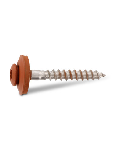 1 x Tornillo de cresta cabeza fresada abombada...