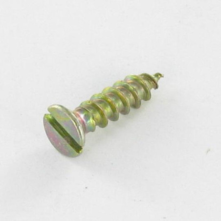 1 x Tornillo madera aglomerado cabeza fresada/testa svasat ranura 3X12 Bicromato microtornillo