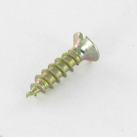1 x Tornillo madera aglomerado cabeza fresada/testa svasat ranura 3X12 Bicromato microtornillo