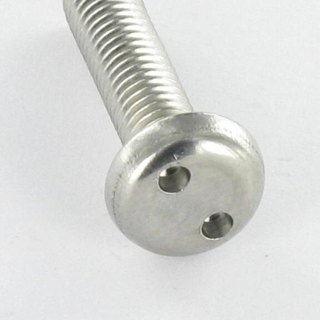 1 x Tornillo metales Seguridad cabeza cilíndrica SERPIENTE OJO M4X10 Inoxidable A2 EMBT8