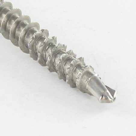1 x Tornillo madera aglomerado Tornillo autoperforante cabeza fresada/testa svasat dentado 4.5X40 TORX T20 Inoxidable A2