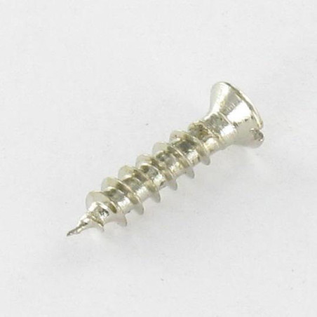 1 x Tornillo madera aglomerado cabeza fresada/testa svasat ranura 3X14 diámetro de cabeza: 5 Acero niquelado