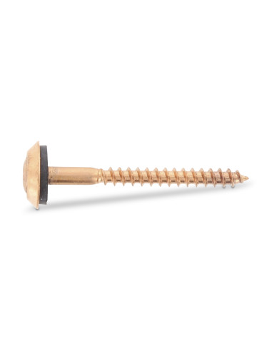 1 x Tornillo de cresta cabeza fresada abombada...
