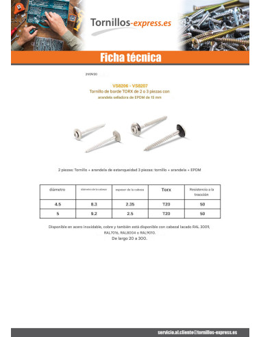 1 x Tornillo de cresta cabeza fresada abombada...