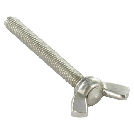1 x Tornillo mariposa M4X12 forma americana Inoxidable A2