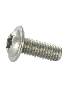 Tornillo metales cabeza abombada resalto reborde TORX T25...