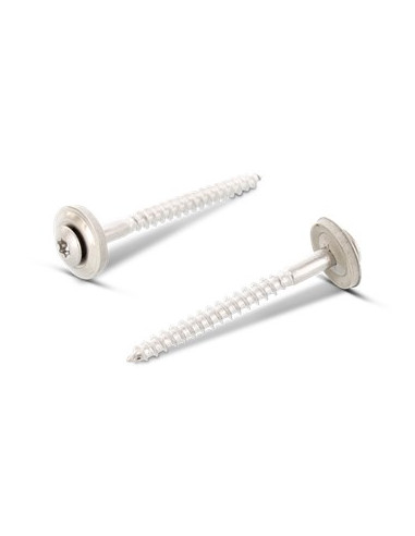 1 x Tornillo de cresta cabeza fresada abombada...