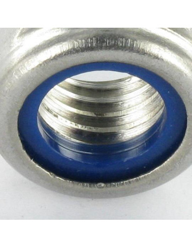 1 x Tuerca autoblocante Inoxidable A2 M22