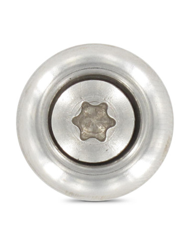 1 x Tornillo de cresta cabeza fresada abombada...