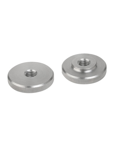 1 x Tuerca MOLETES tipo bajo M10 Inoxidable A1