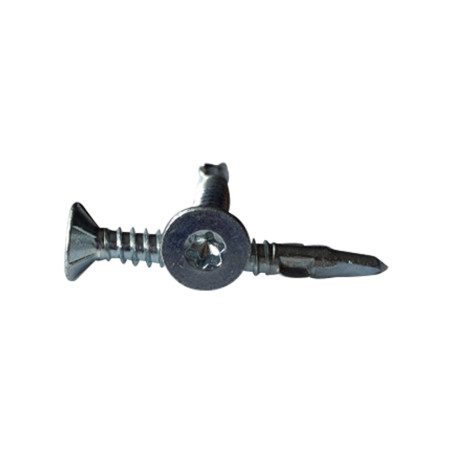 1 x Tornillo autoperforante Bimetal cabeza fresada/testa svasat dentado TORX T30 6.3X75