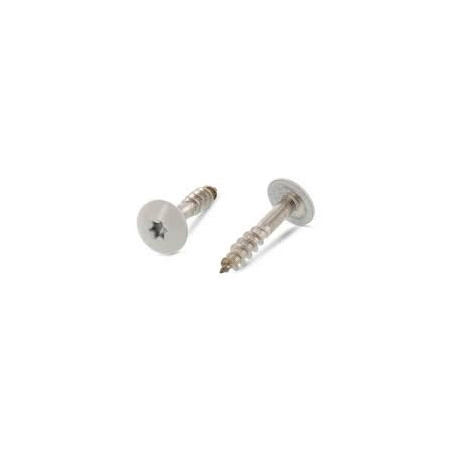 1 x Tornillo de fachada TORX T20 4.8X25 diámetro de cabeza: 12.3 Inoxidable A2 RAL7038