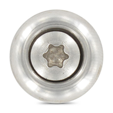 1 x Tornillo de cresta cabeza fresada abombada TORX T20 Inoxidable A2 5X200 Arandela de estanqueidad con junta de neopreno