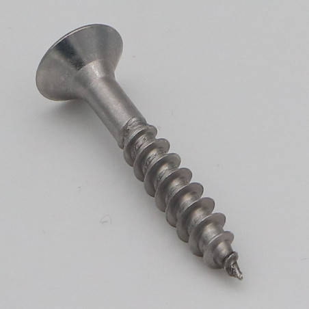 1 x Tornillo madera aglomerado Inoxidable A2 cabeza fresada/testa svasat 6X40 roscado en 24 TORX T25