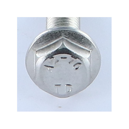 1 x Tornillo metales cabeza hexagonal resalto liso M8X20 Inoxidable A2