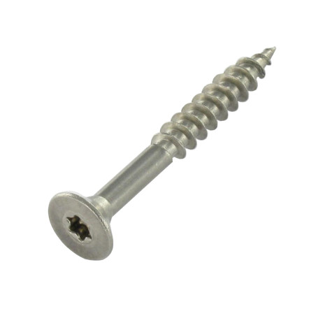 1 x Tornillo madera aglomerado Inoxidable A2 cabeza fresada/testa svasat 3X50 roscado en 30 TORX T10 microtornillo