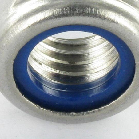 1 x Tuerca autoblocante Inoxidable A2 M8 Wax lubrificado