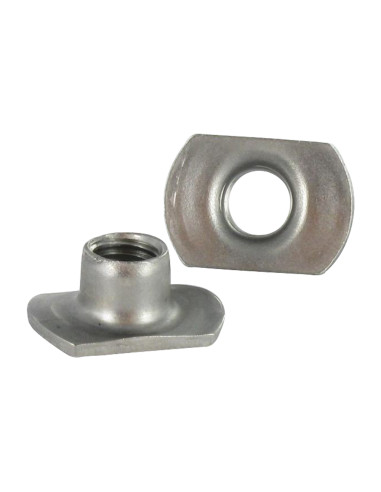 1 x Tuerca cilíndrico para soldar M4 17X9 alto...