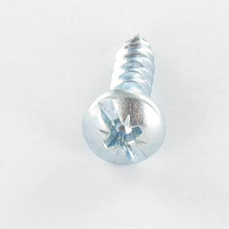 1 x Tornillo madera aglomerado cabeza redonda Pozi ranura 5X20 diámetro de cabeza: 10 Acero cincado blanco