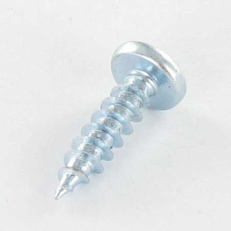 1 x Tornillo madera aglomerado cabeza redonda Pozi ranura 5X20 diámetro de cabeza: 10 Acero cincado blanco