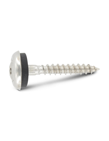 1 x Tornillo de cresta cabeza fresada abombada...