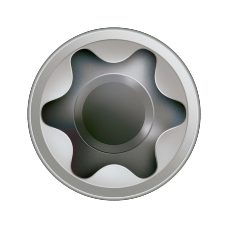 1 x Spax Tornillo terraza cabeza cilíndrica TORX T25 5X50 Inoxidable A2