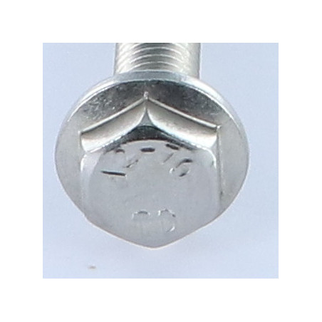 1 x Tornillo metales cabeza hexagonal resalto liso M10X50 Inoxidable A2