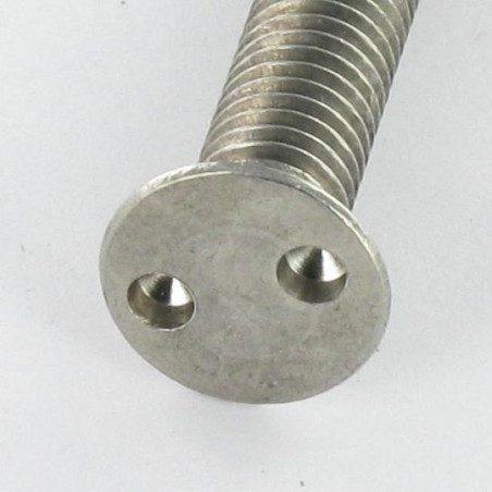 1 x Tornillo metales Seguridad cabeza fresada/testa svasat SNAKE EYES M3X12 Inoxidable A2 microtornillo