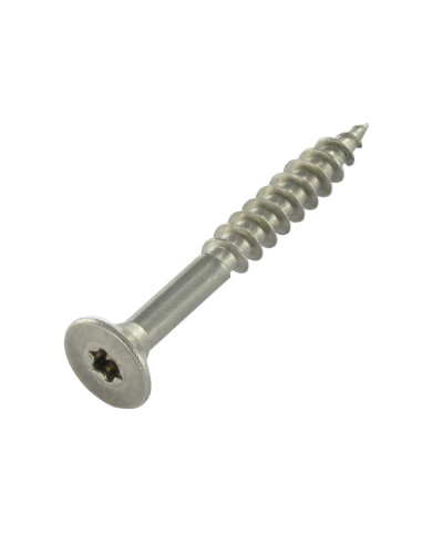 1 x Tornillo madera aglomerado Inoxidable A2...