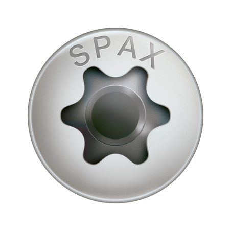 1 x Spax Tornillo madera cabeza fresada abombada T-STAR TORX T10 3X20 roscado total Inoxidable A2 microtornillo