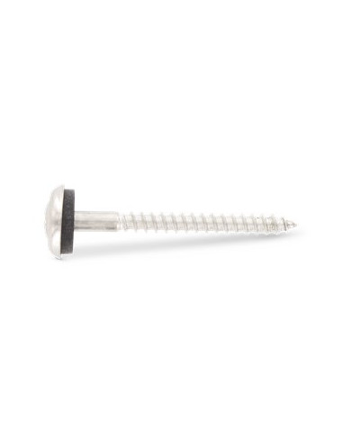 1 x Tornillo de cresta cabeza fresada abombada...