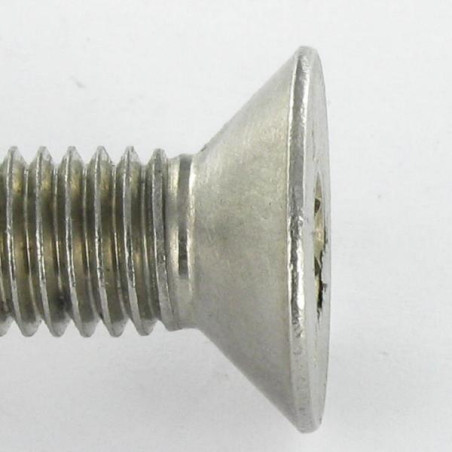 1 x Tornillo metales Inoxidable A2 Seguridad FHC cabeza fresada cavidad hexagonal hueca llave de 5 con tetón M8X20