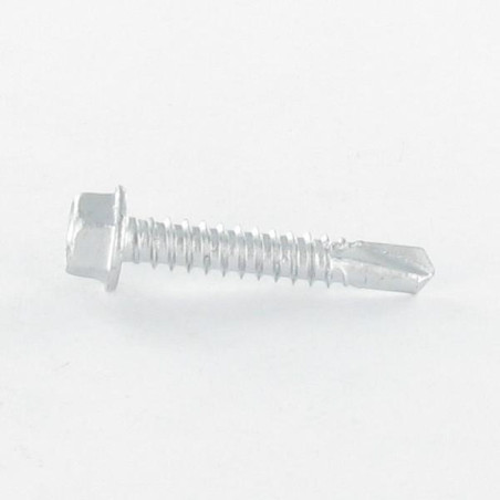 1 x Tornillo autoperforante Bimetal cabeza hexagonal resalto reborde broca largo 5.5X38